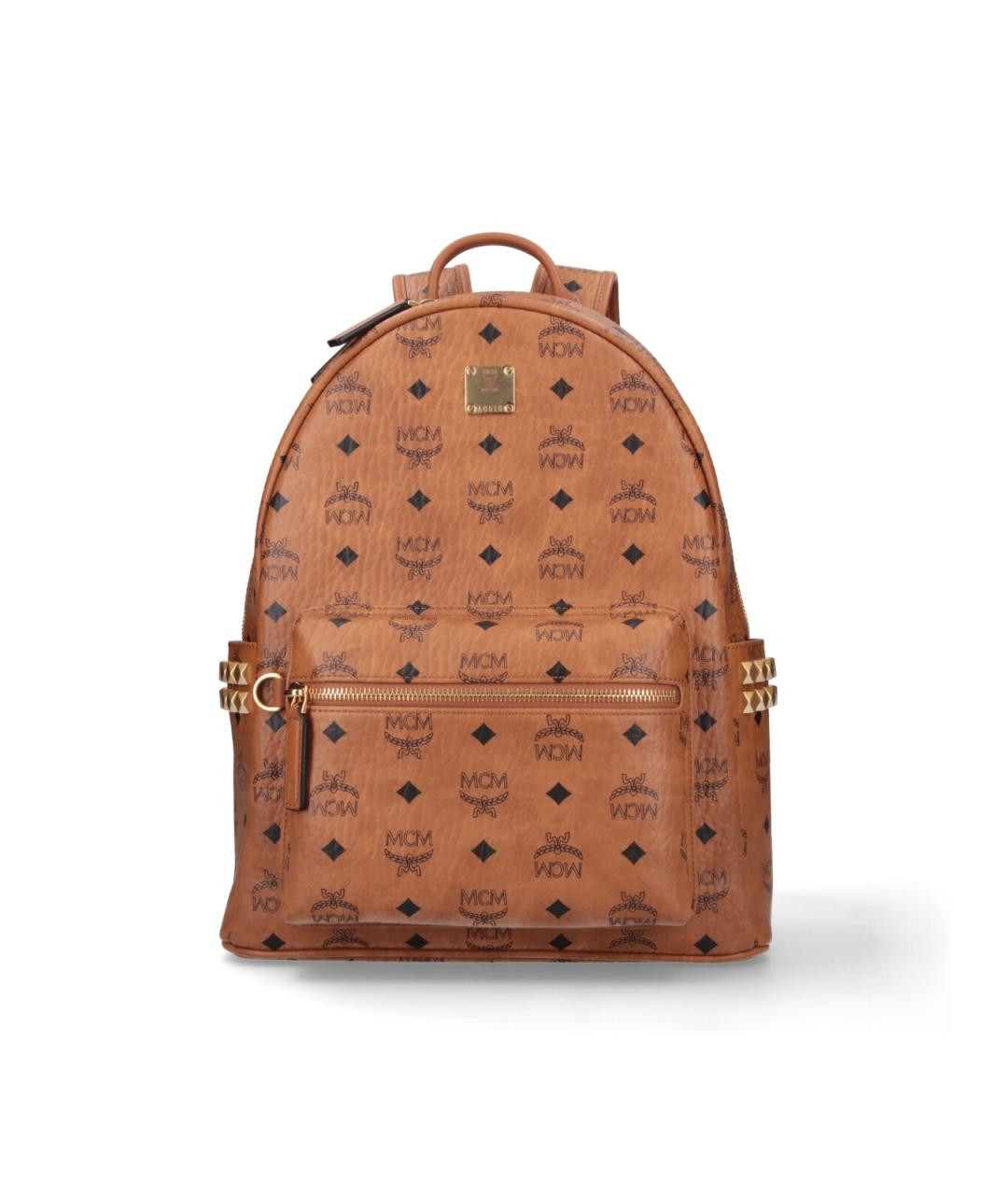 MCM Коричневый рюкзак из искусственной кожи, фото 6