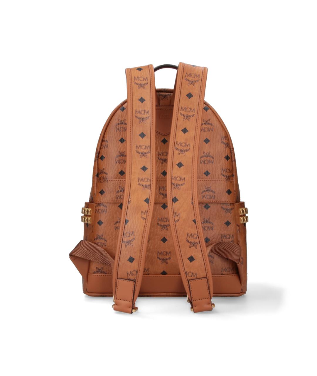 MCM Коричневый рюкзак из искусственной кожи, фото 3