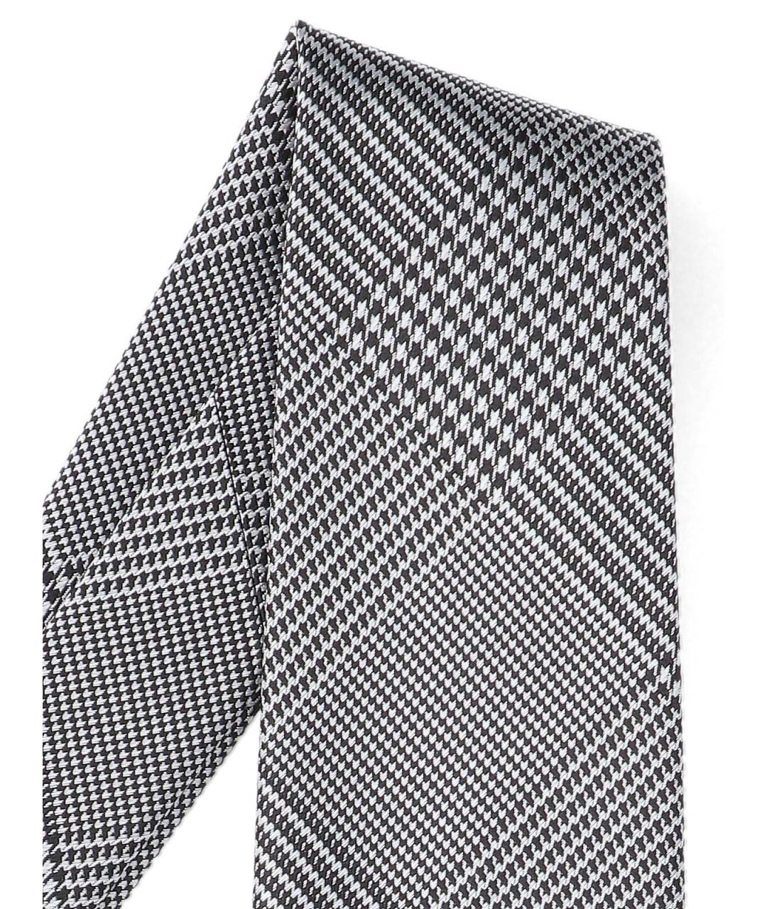 TOM FORD Серебрянный шелковый галстук, фото 2