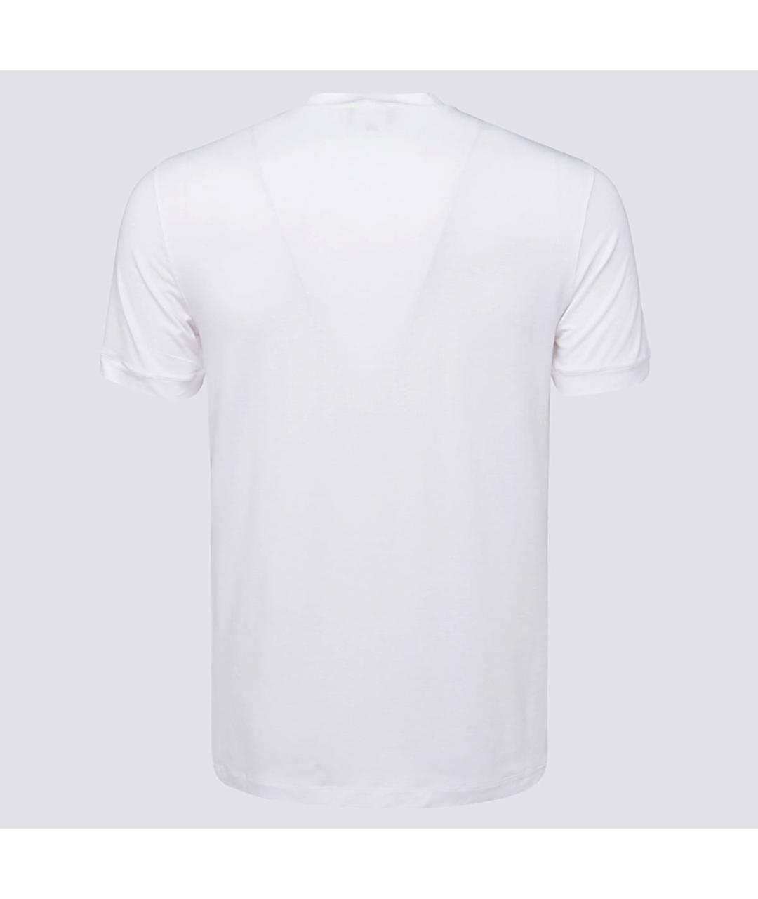 GIORGIO ARMANI Белая вискозная футболка, фото 2