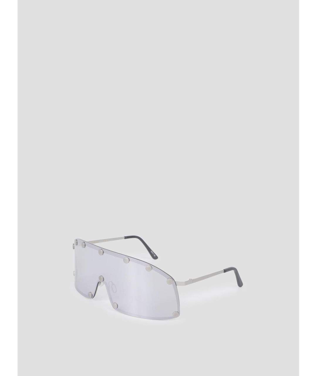 RICK OWENS Серебряные солнцезащитные очки, фото 3