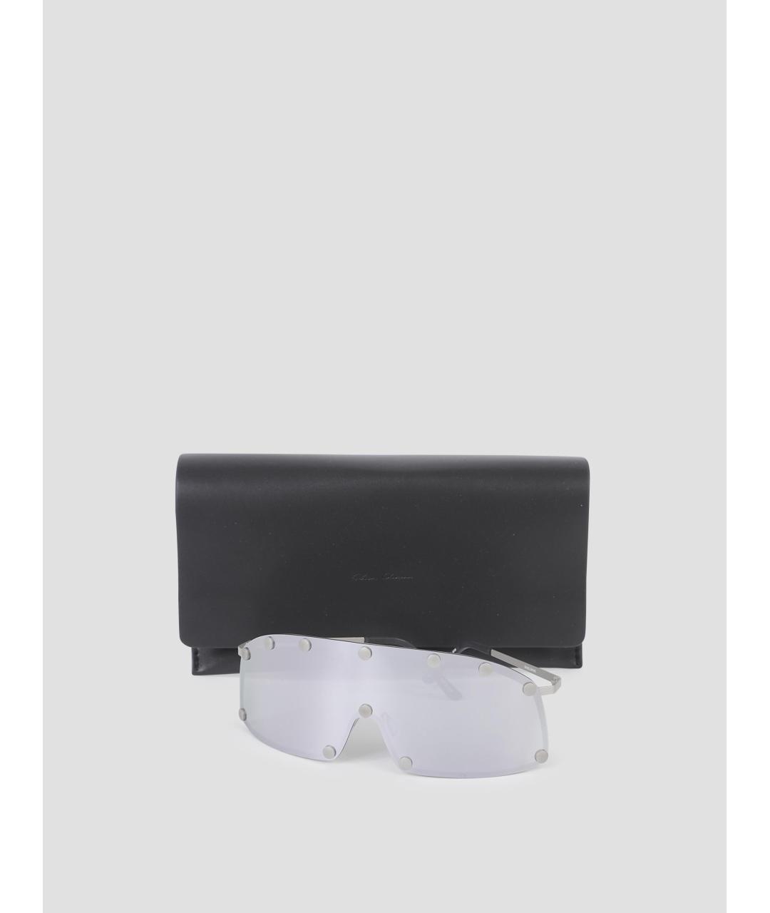 RICK OWENS Серебряные солнцезащитные очки, фото 2