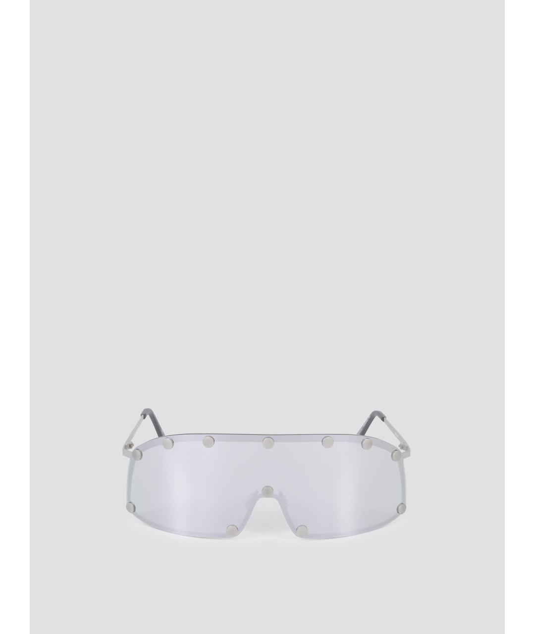 RICK OWENS Серебряные солнцезащитные очки, фото 4