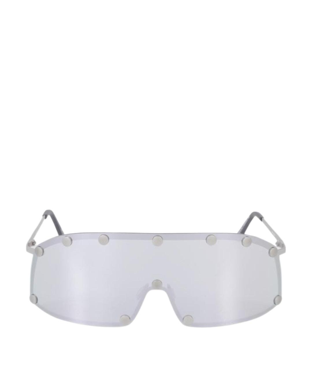 RICK OWENS Серебряные солнцезащитные очки, фото 1