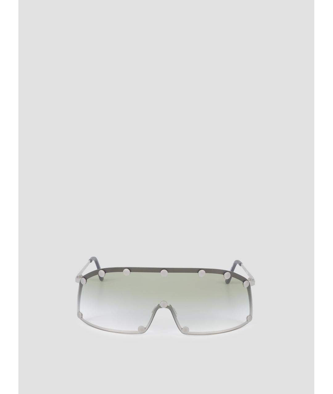 RICK OWENS Серебряные солнцезащитные очки, фото 4