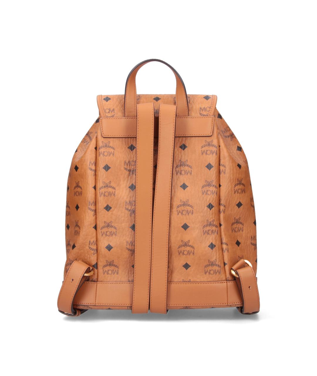 MCM Коричневый рюкзак из искусственной кожи, фото 3