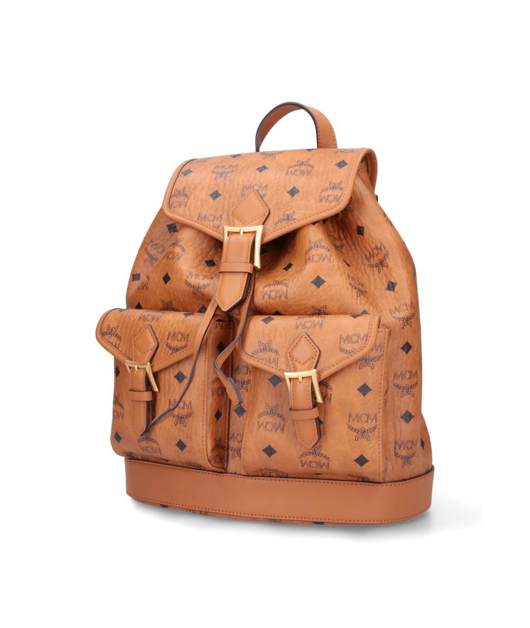 MCM Коричневый рюкзак из искусственной кожи, фото 2