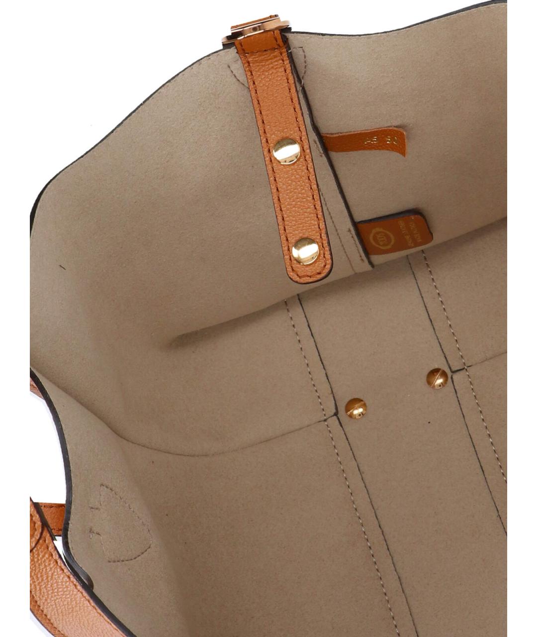 TOD'S Коричневая кожаная сумка тоут, фото 4