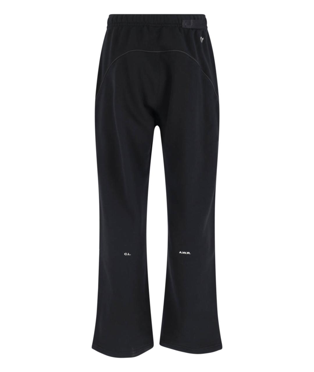 NIKE Черные полиэстеровые повседневные брюки, фото 2