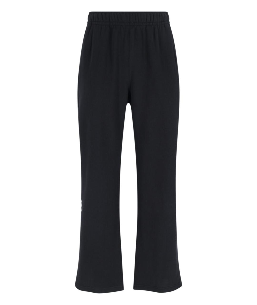 NIKE Черные полиэстеровые повседневные брюки, фото 1