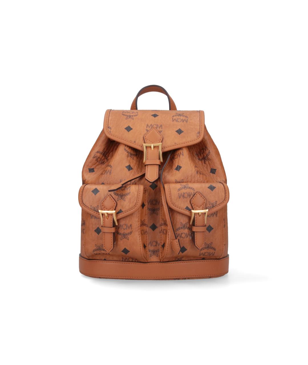 MCM Коричневый рюкзак из искусственной кожи, фото 1
