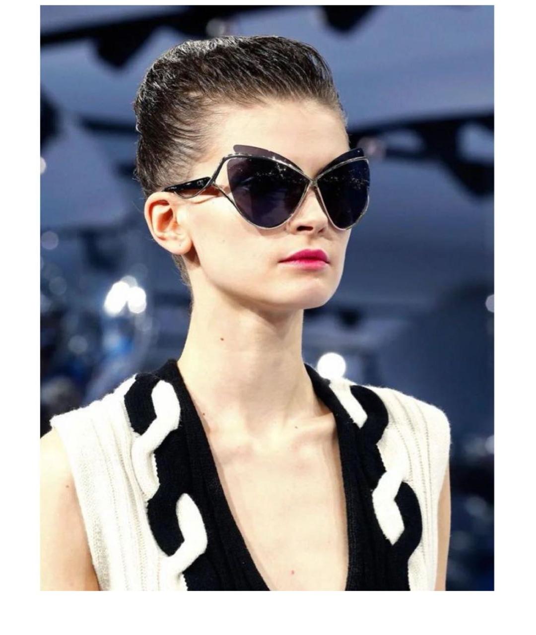 CHRISTIAN DIOR Мульти шерстяная юбка макси, фото 6