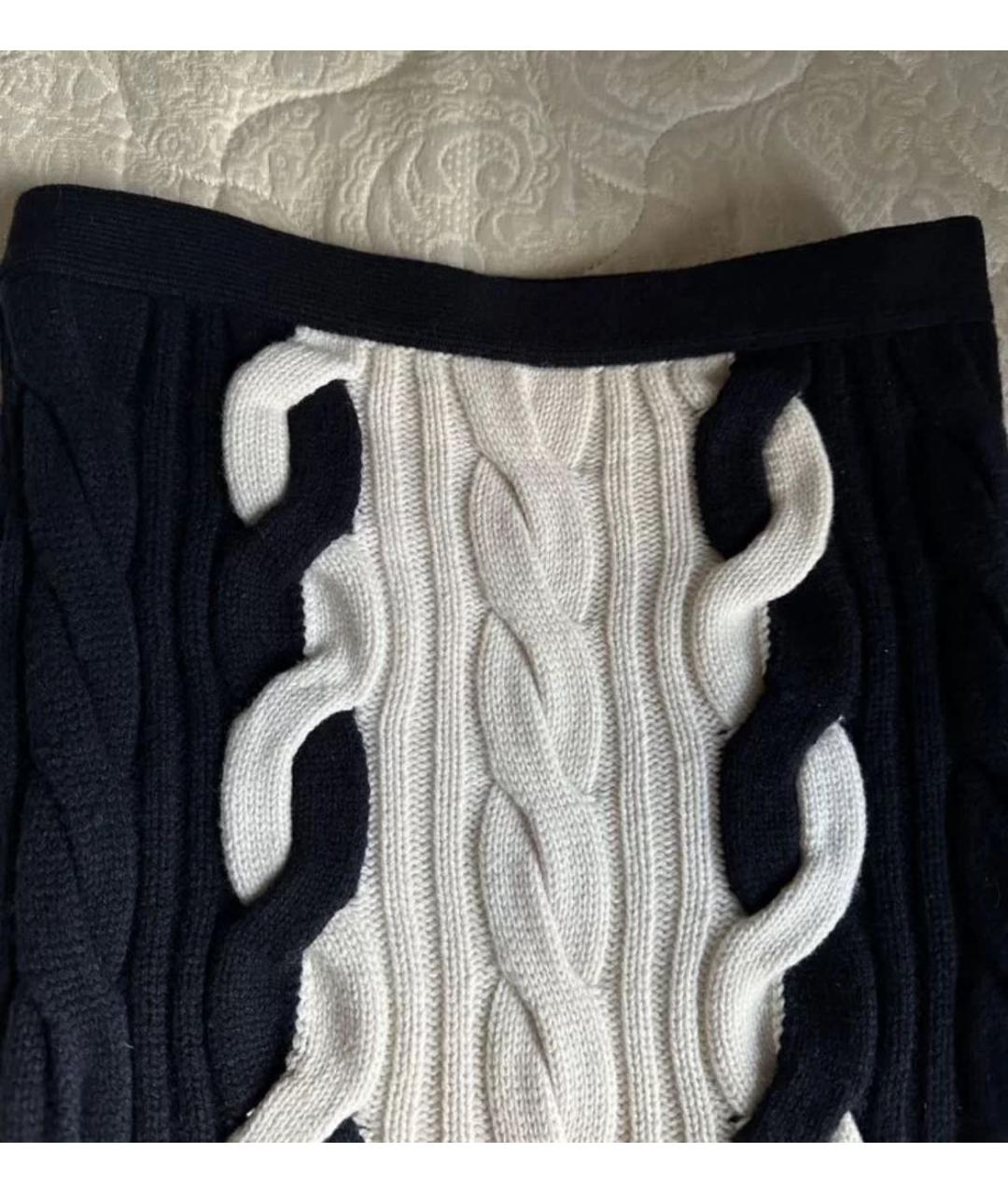 CHRISTIAN DIOR Мульти шерстяная юбка макси, фото 4