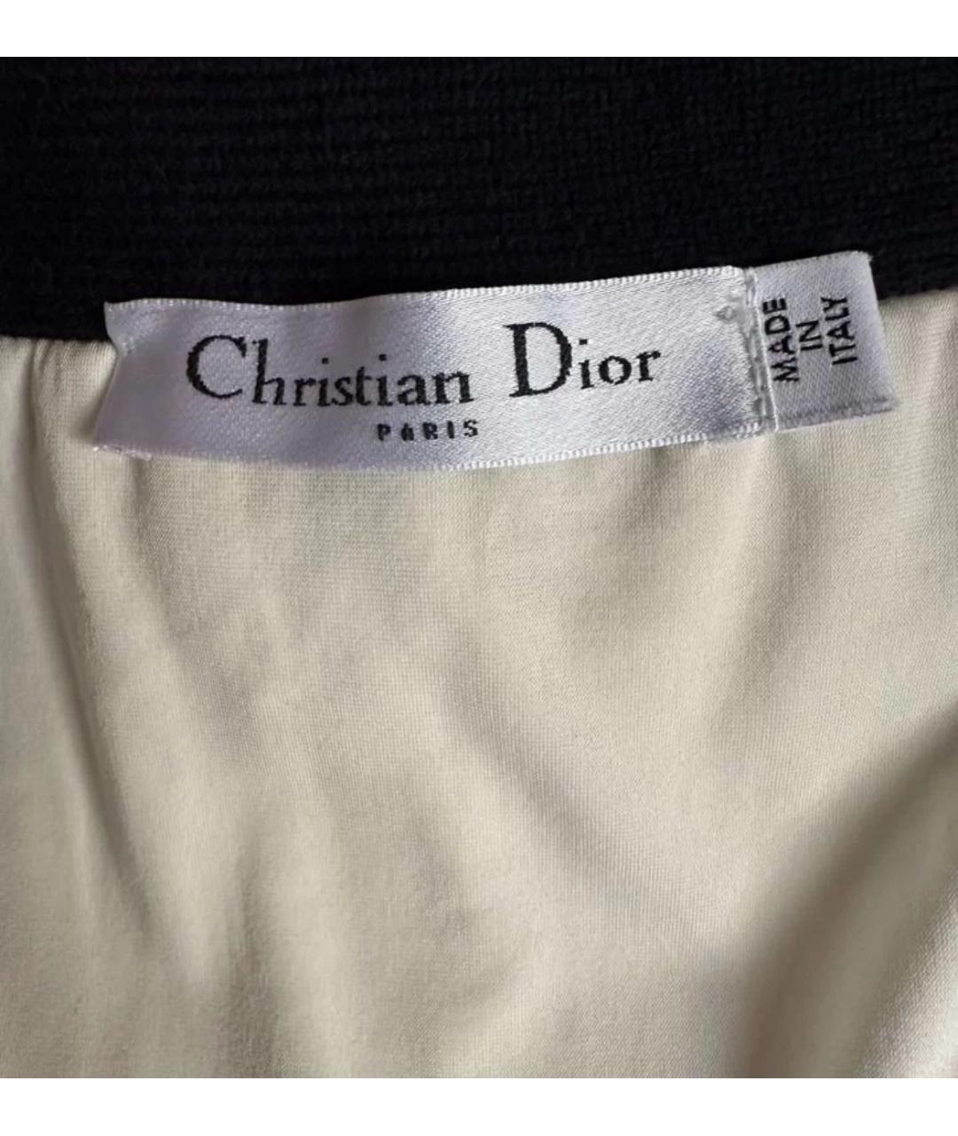 CHRISTIAN DIOR Мульти шерстяная юбка макси, фото 2