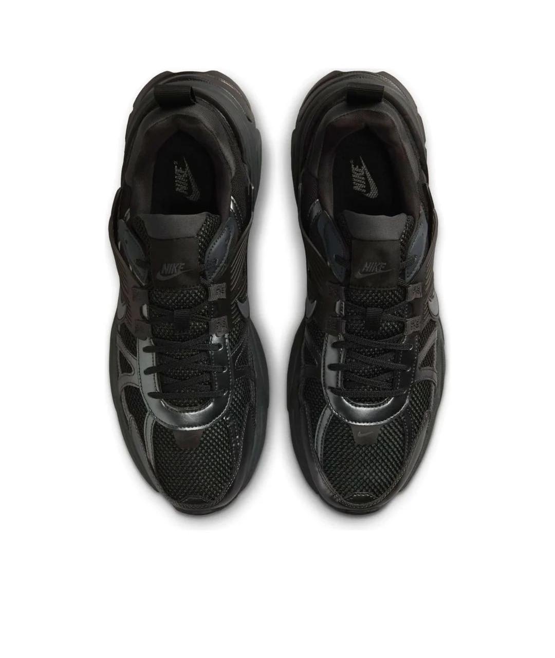 NIKE Черные текстильные низкие кроссовки / кеды, фото 3