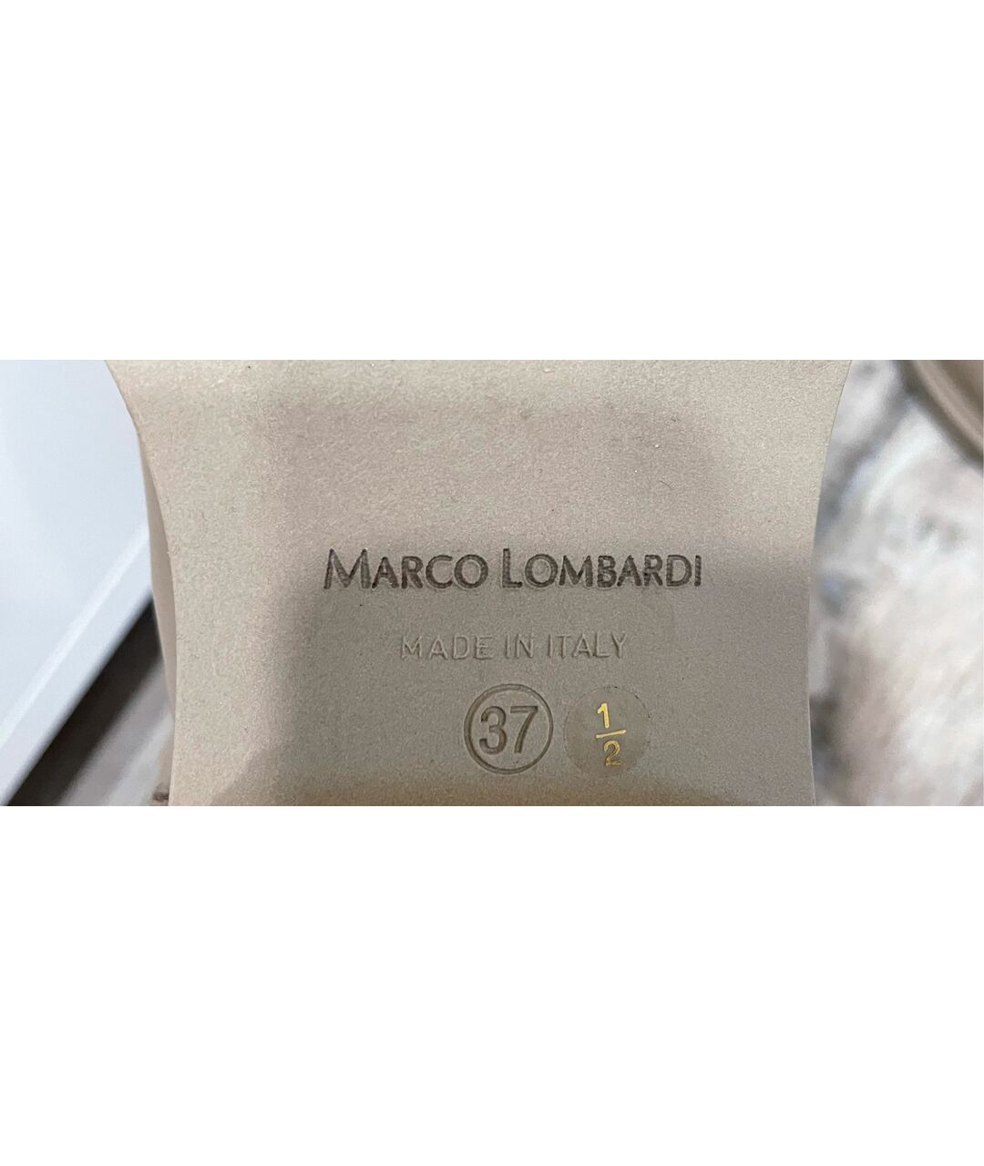 Marco Lombardi Бежевые кожаные сапоги, фото 5