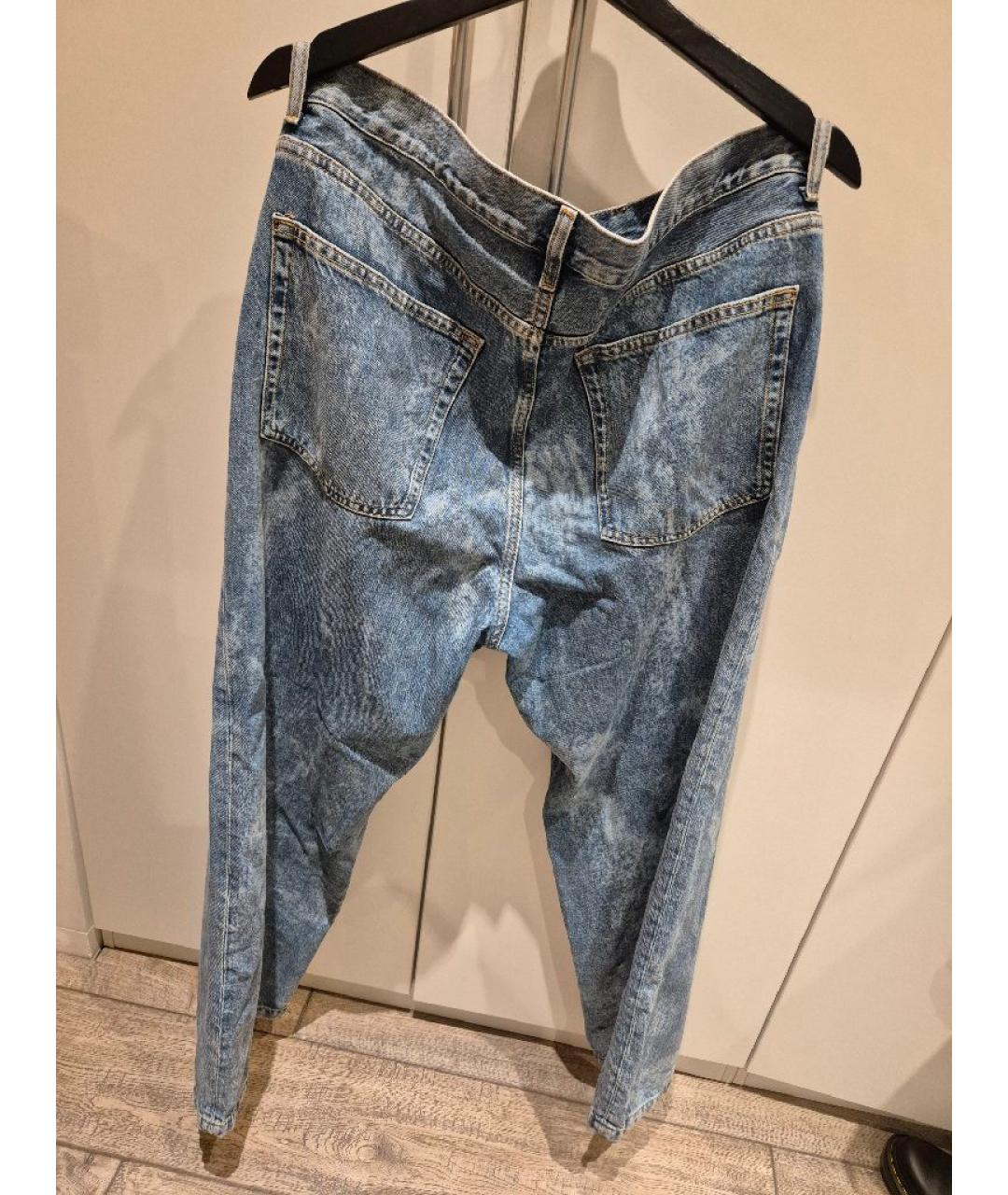 COS Голубые хлопковые прямые джинсы, фото 3