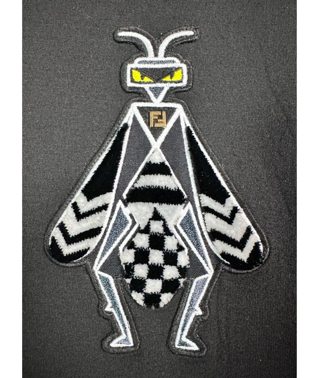 FENDI Черная вискозная куртка, фото 3