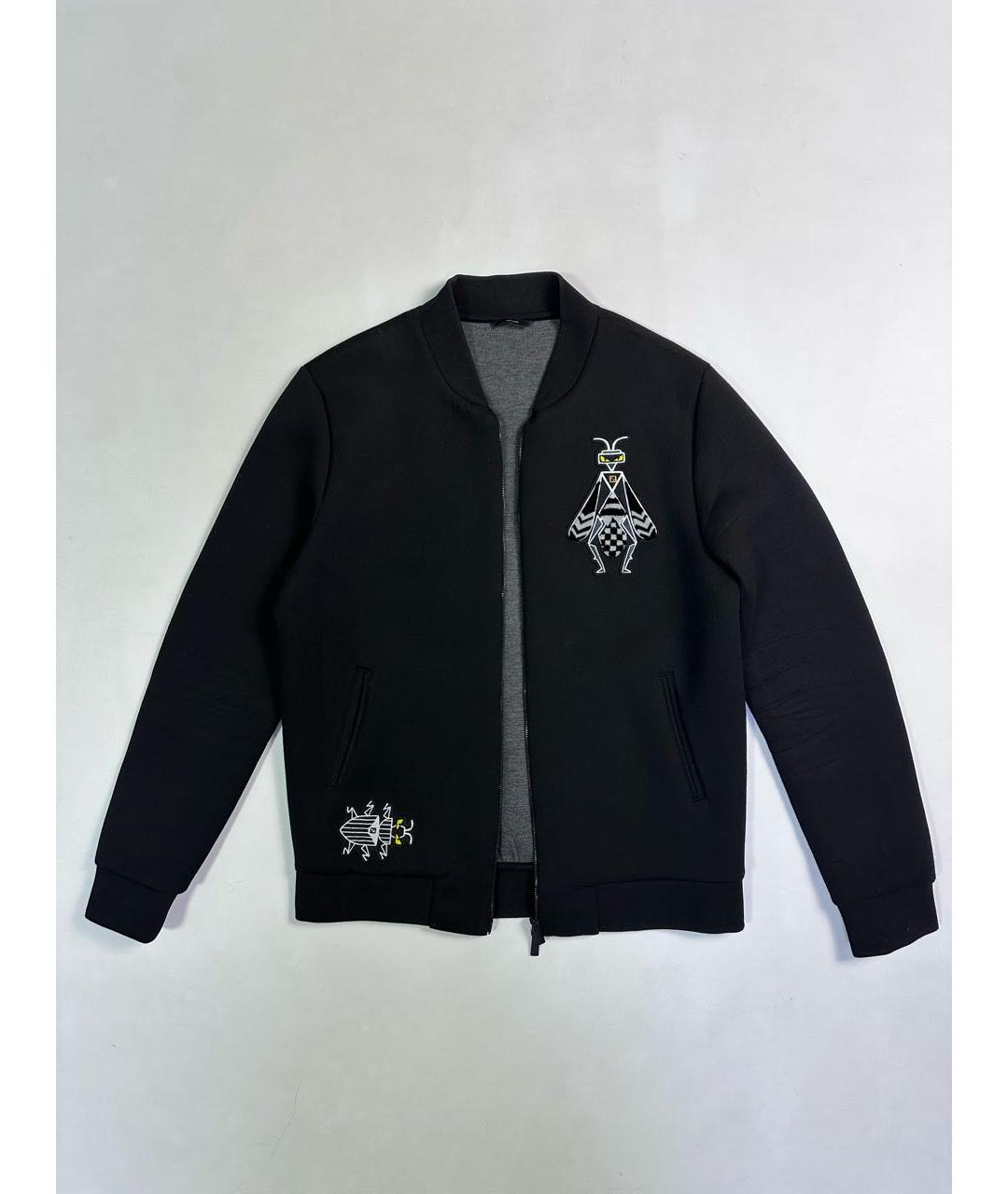 FENDI Черная вискозная куртка, фото 6