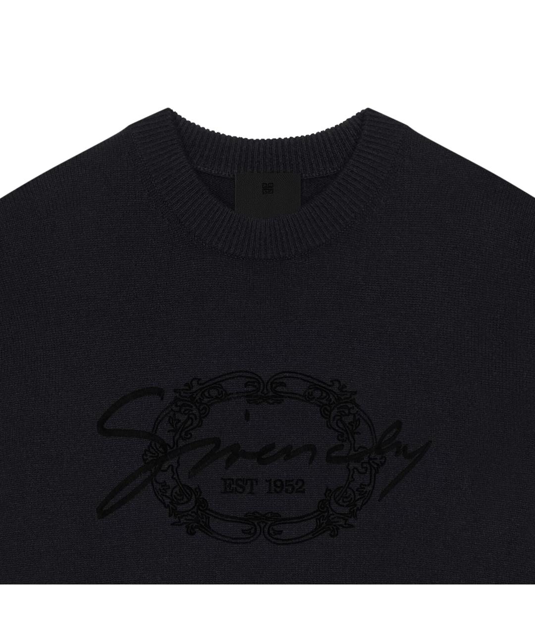GIVENCHY Черный шерстяной джемпер / свитер, фото 2