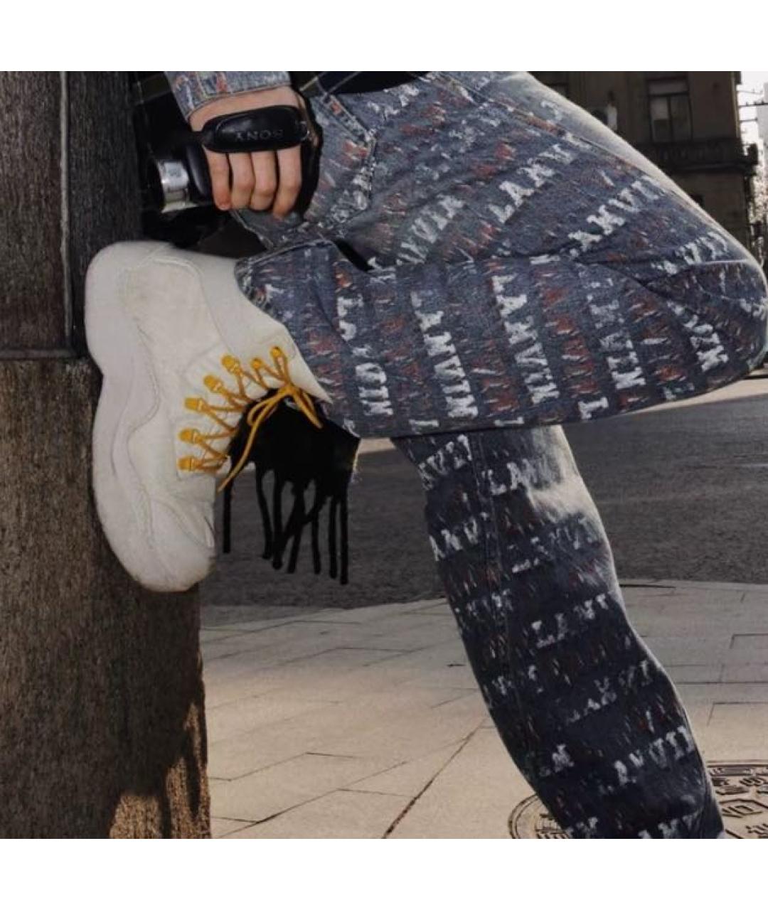 BOTTEGA VENETA Белые кожаные ботинки, фото 7