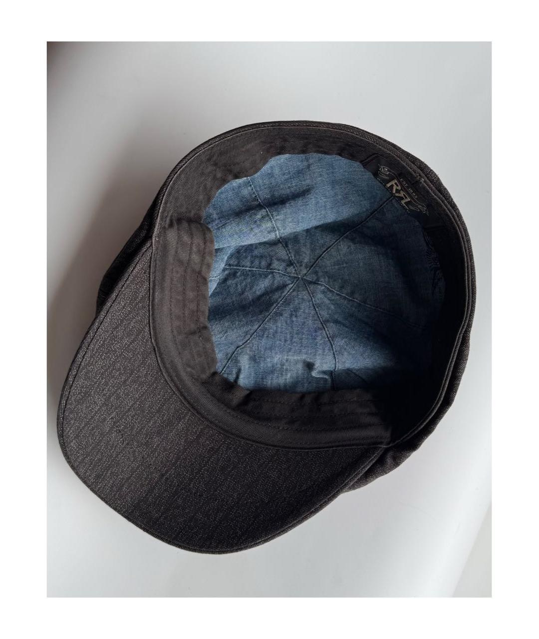 RRL Черная кепка/бейсболка, фото 3