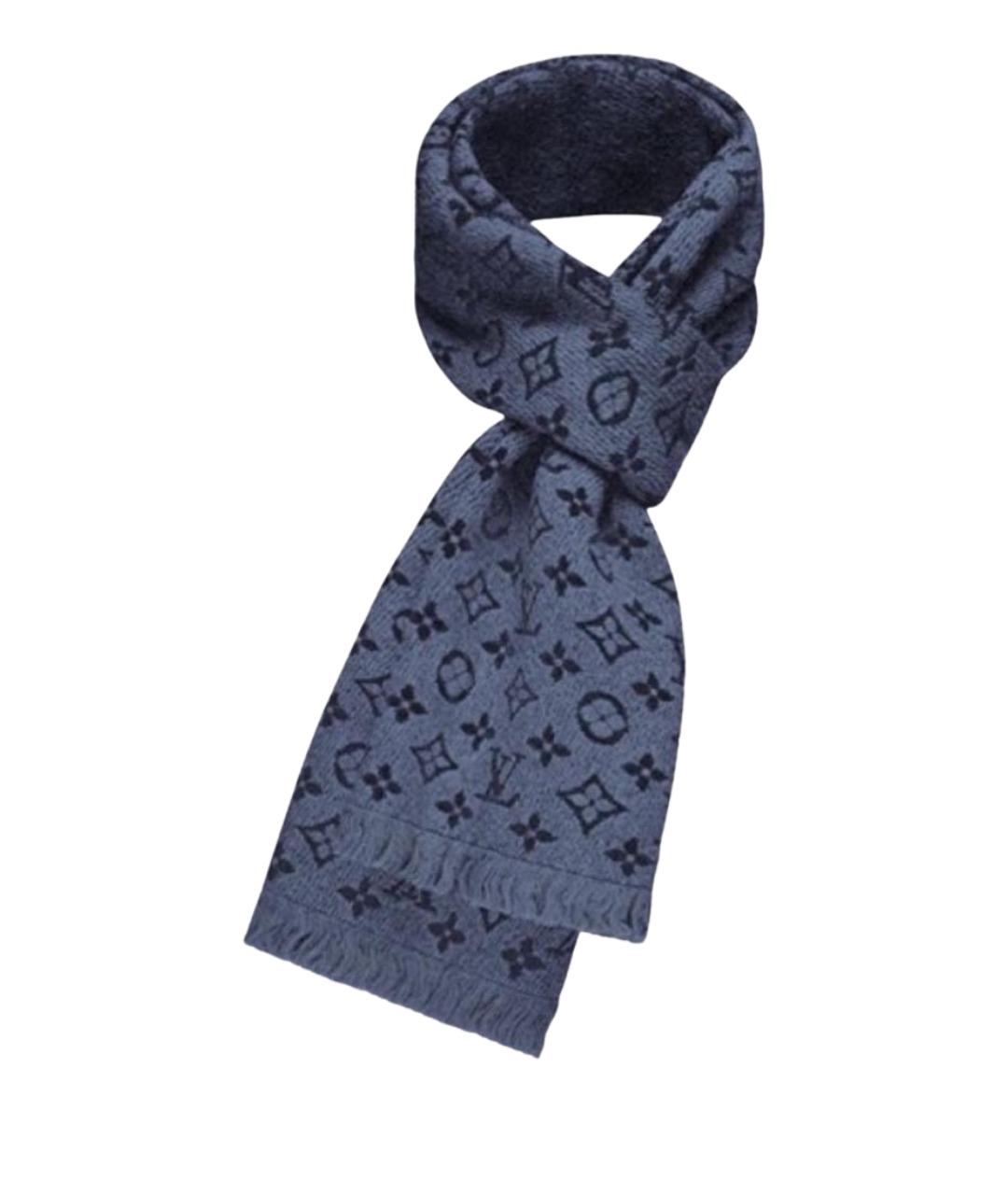 LOUIS VUITTON Темно-синий платок, фото 1