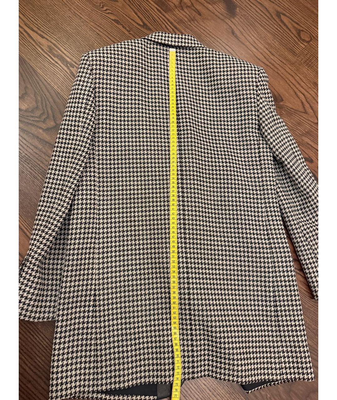 SAINT LAURENT Серый шерстяной жакет/пиджак, фото 7