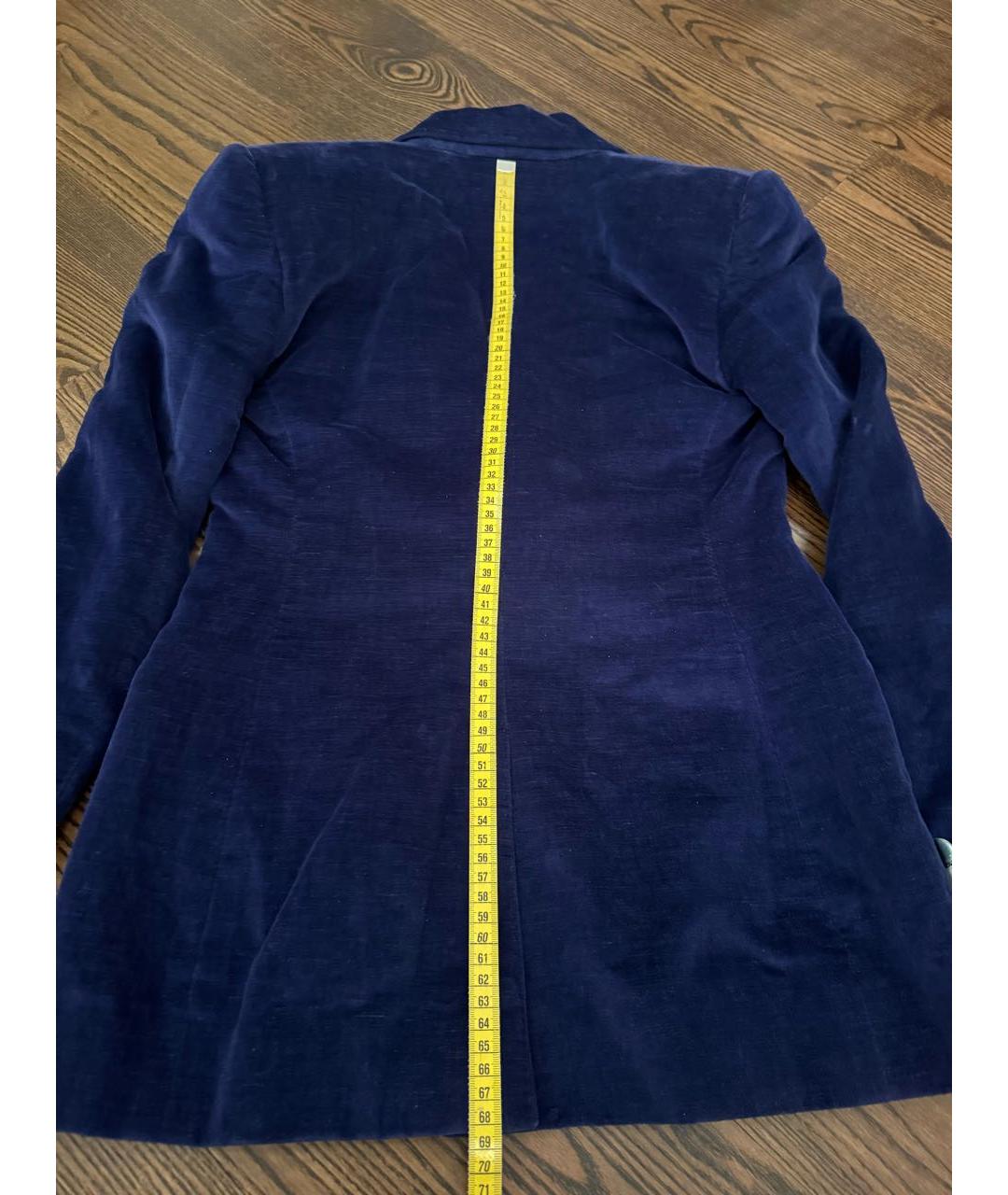 TOM FORD Синий бархатный жакет/пиджак, фото 8