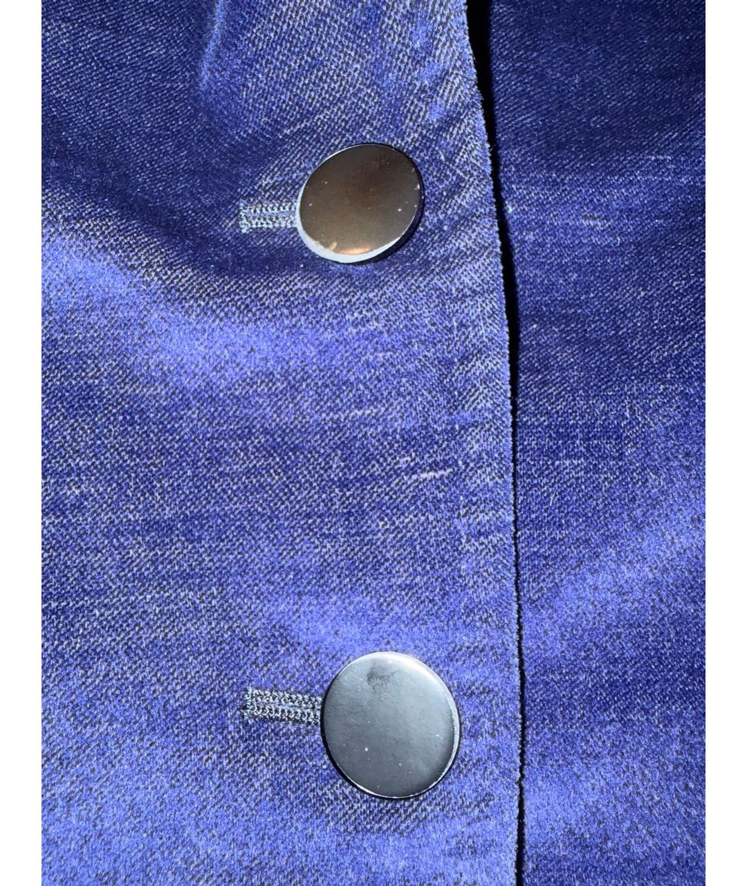 TOM FORD Синий бархатный жакет/пиджак, фото 6
