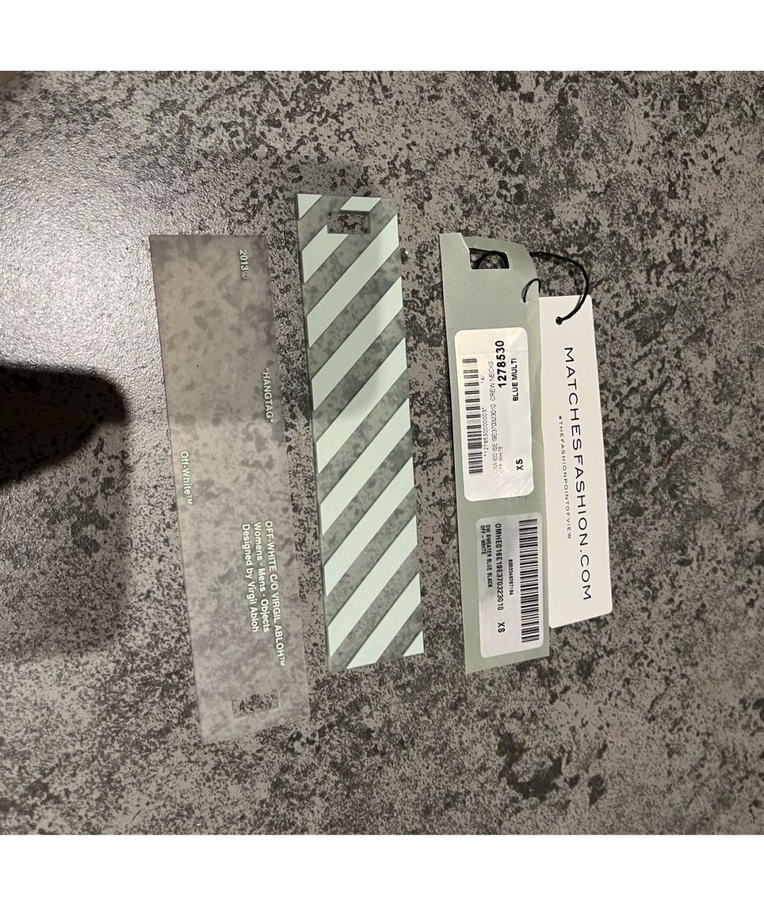 OFF-WHITE Мульти шерстяной джемпер / свитер, фото 7