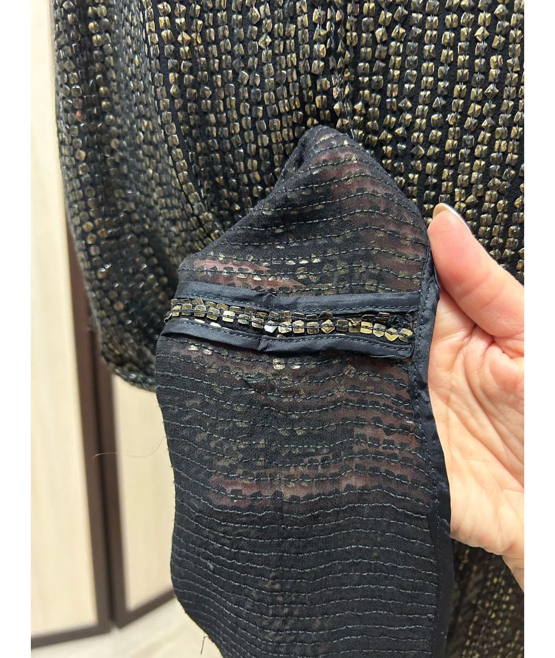 ETRO Золотое шелковое коктейльное платье, фото 7