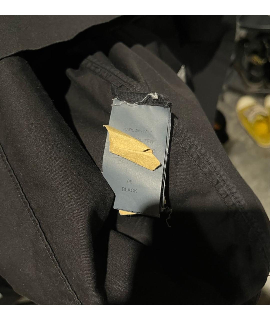 RICK OWENS DRKSHDW Черный полиэстеровый тренч / плащ, фото 6