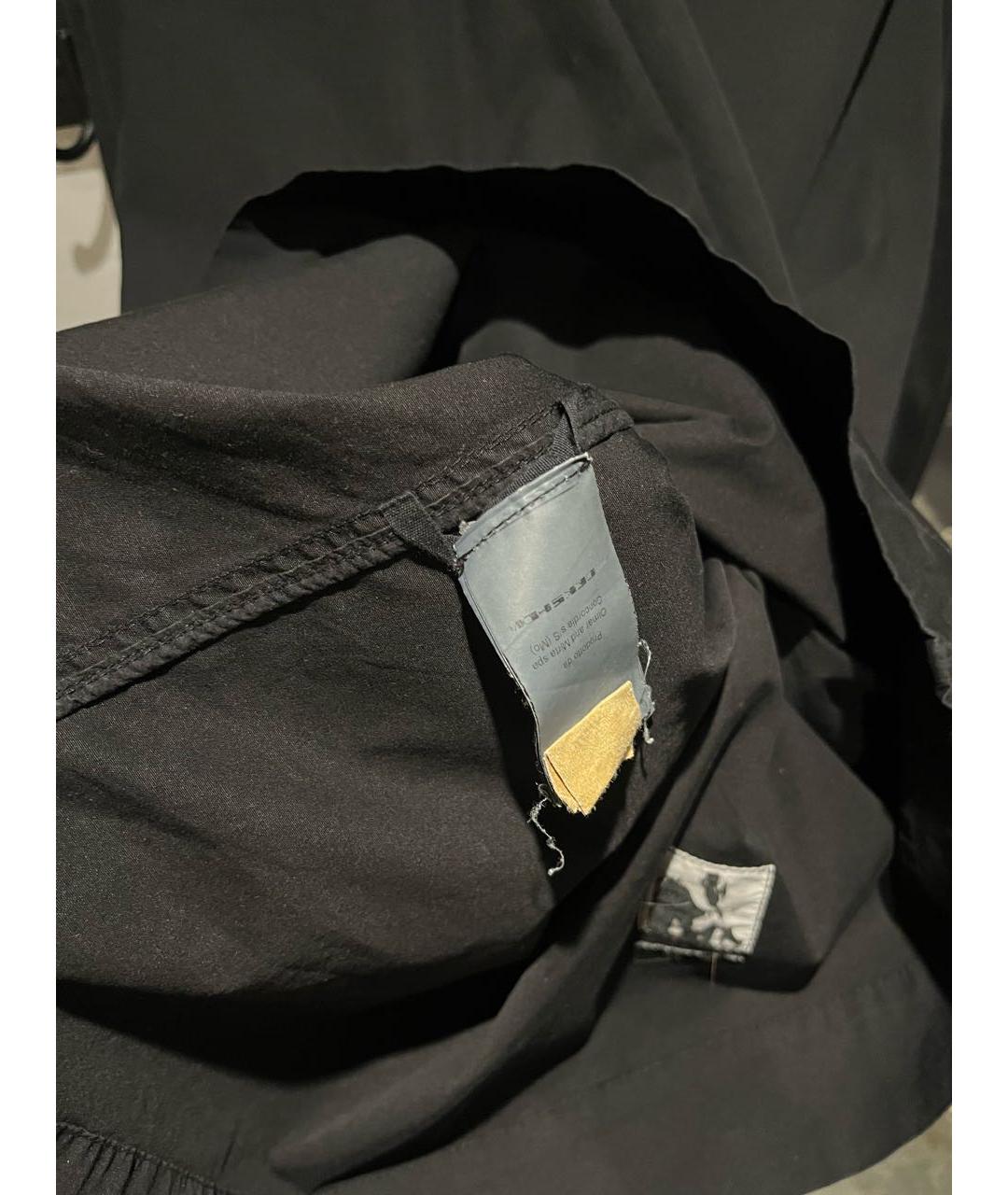 RICK OWENS DRKSHDW Черный полиэстеровый тренч / плащ, фото 4