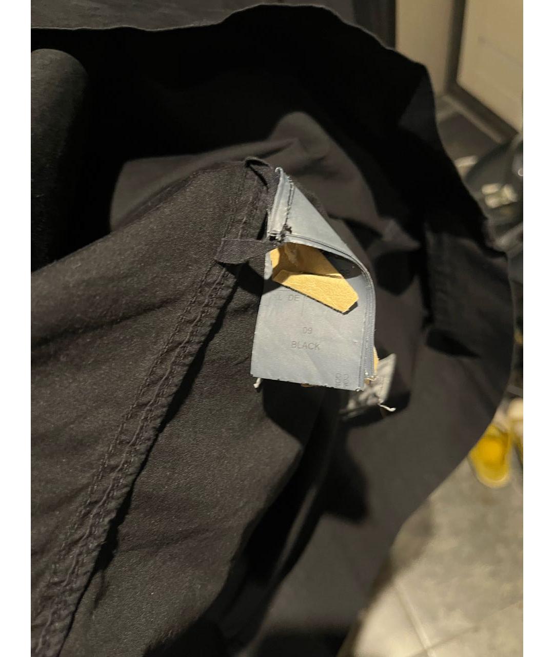 RICK OWENS DRKSHDW Черный полиэстеровый тренч / плащ, фото 5