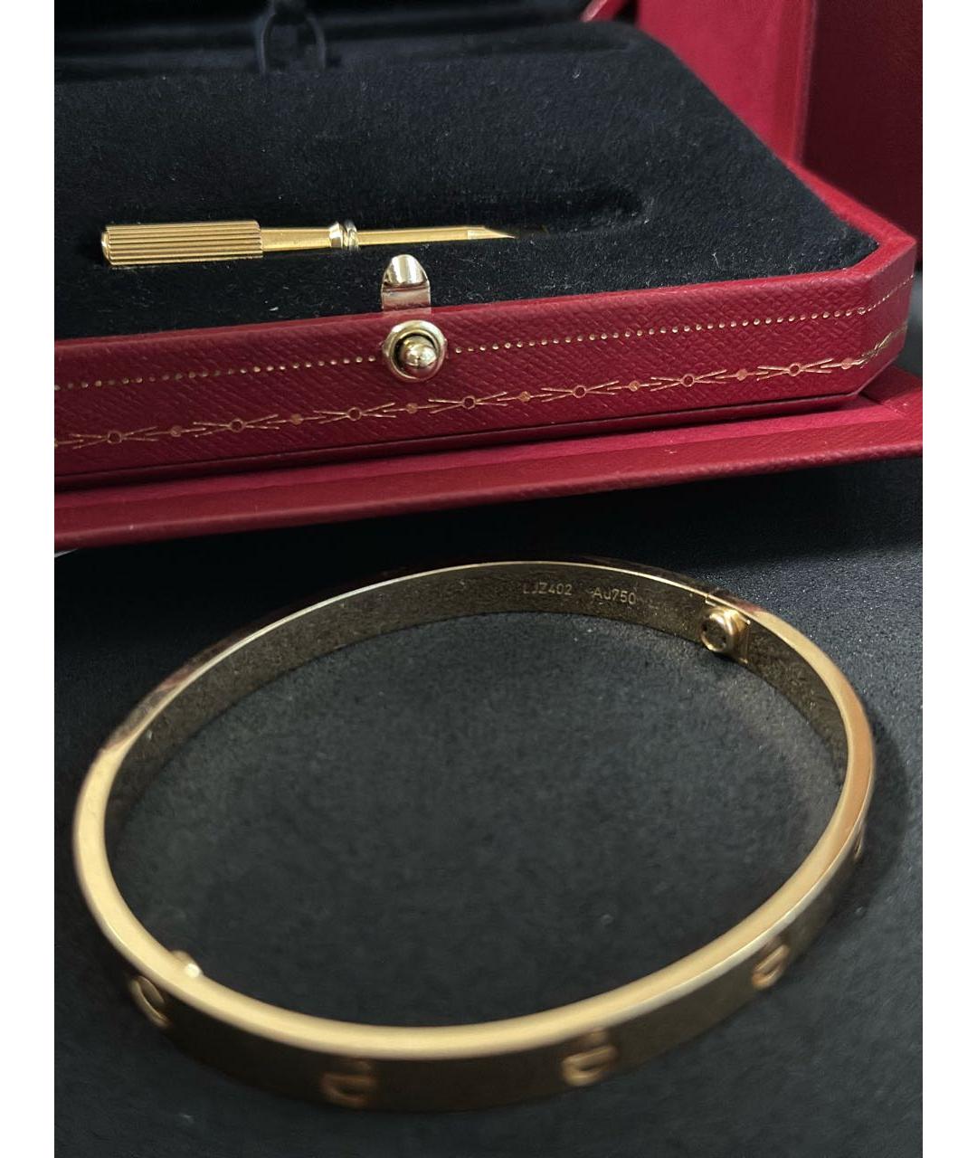 CARTIER Золотой браслет из желтого золота, фото 6