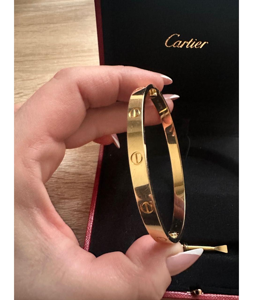 CARTIER Золотой браслет из желтого золота, фото 4