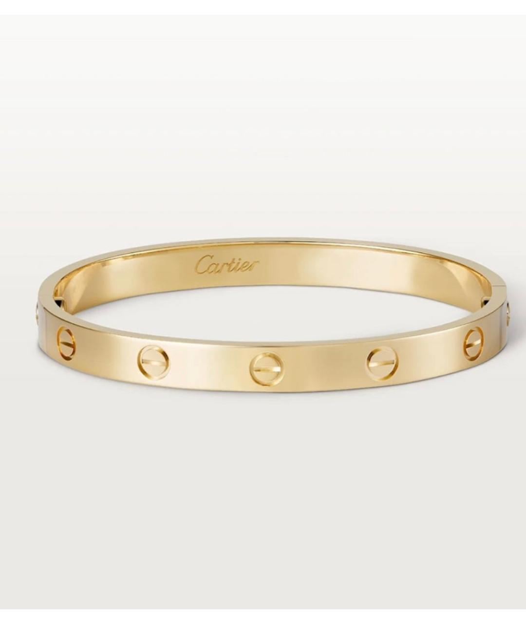 CARTIER Золотой браслет из желтого золота, фото 8