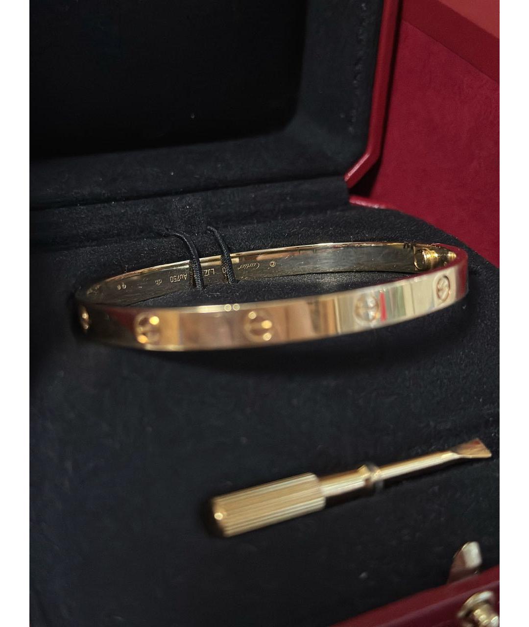 CARTIER Золотой браслет из желтого золота, фото 5