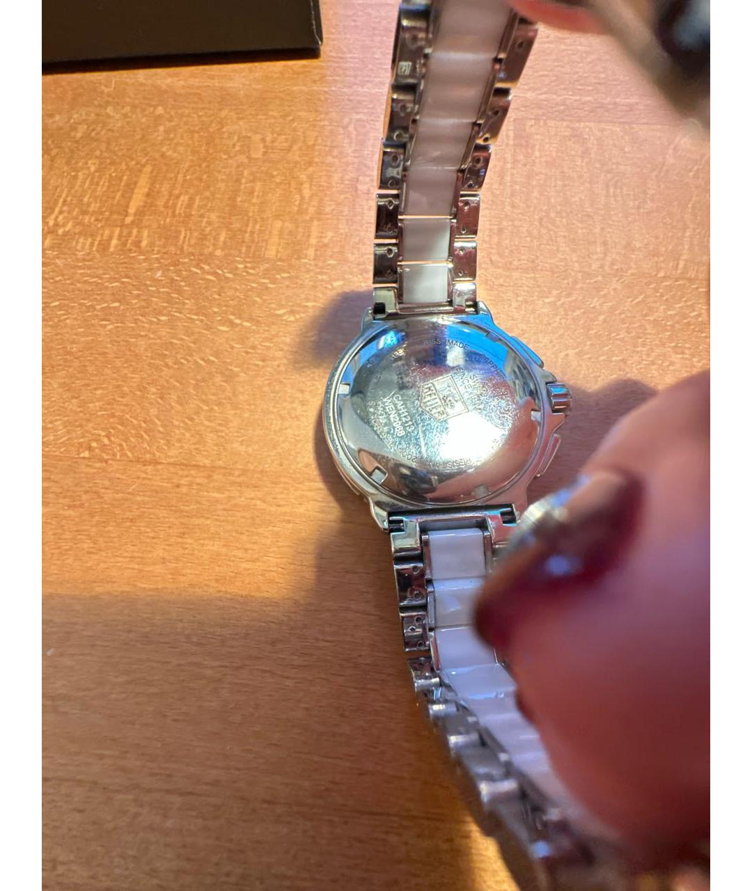 TAG HEUER Белые часы из белого золота, фото 2