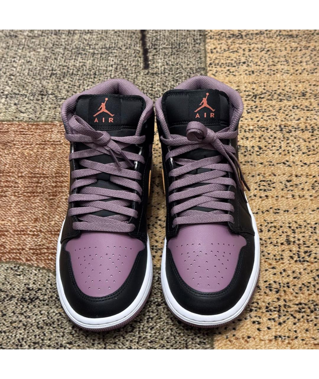 JORDAN Мульти кожаные высокие кроссовки / кеды, фото 2