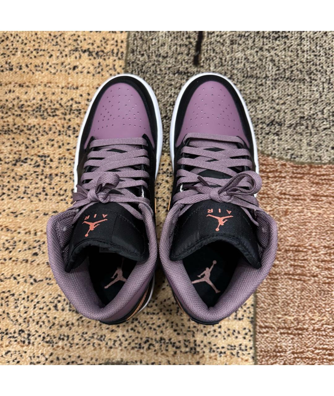 JORDAN Мульти кожаные высокие кроссовки / кеды, фото 3