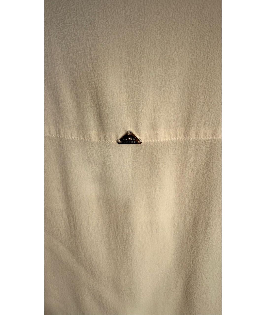 LIU JO Белая шелковая блузы, фото 3