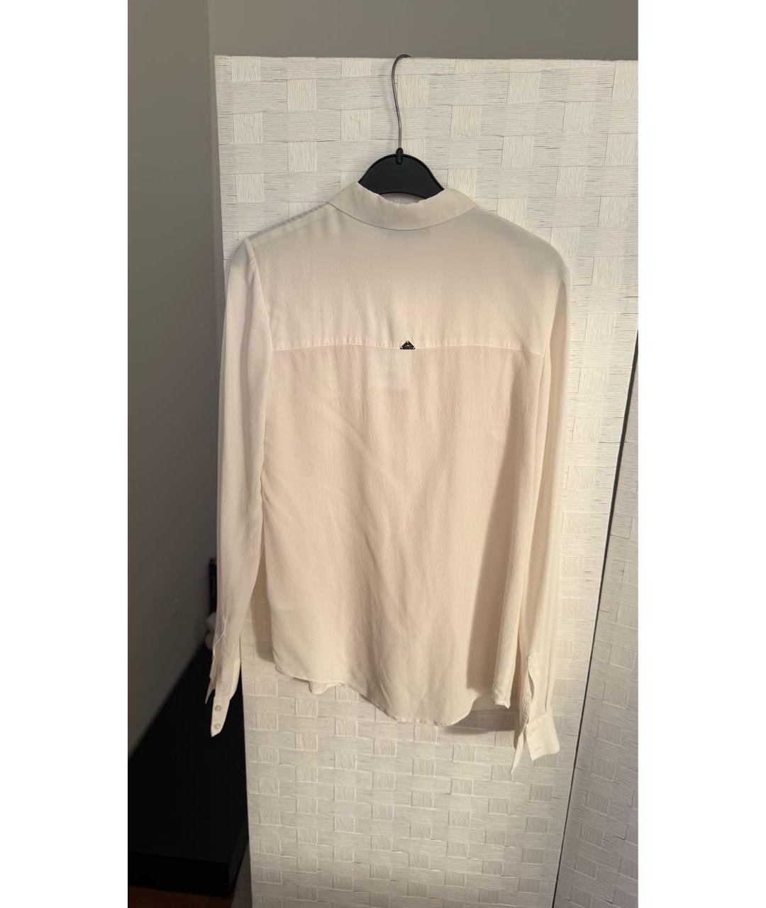 LIU JO Белая шелковая блузы, фото 2