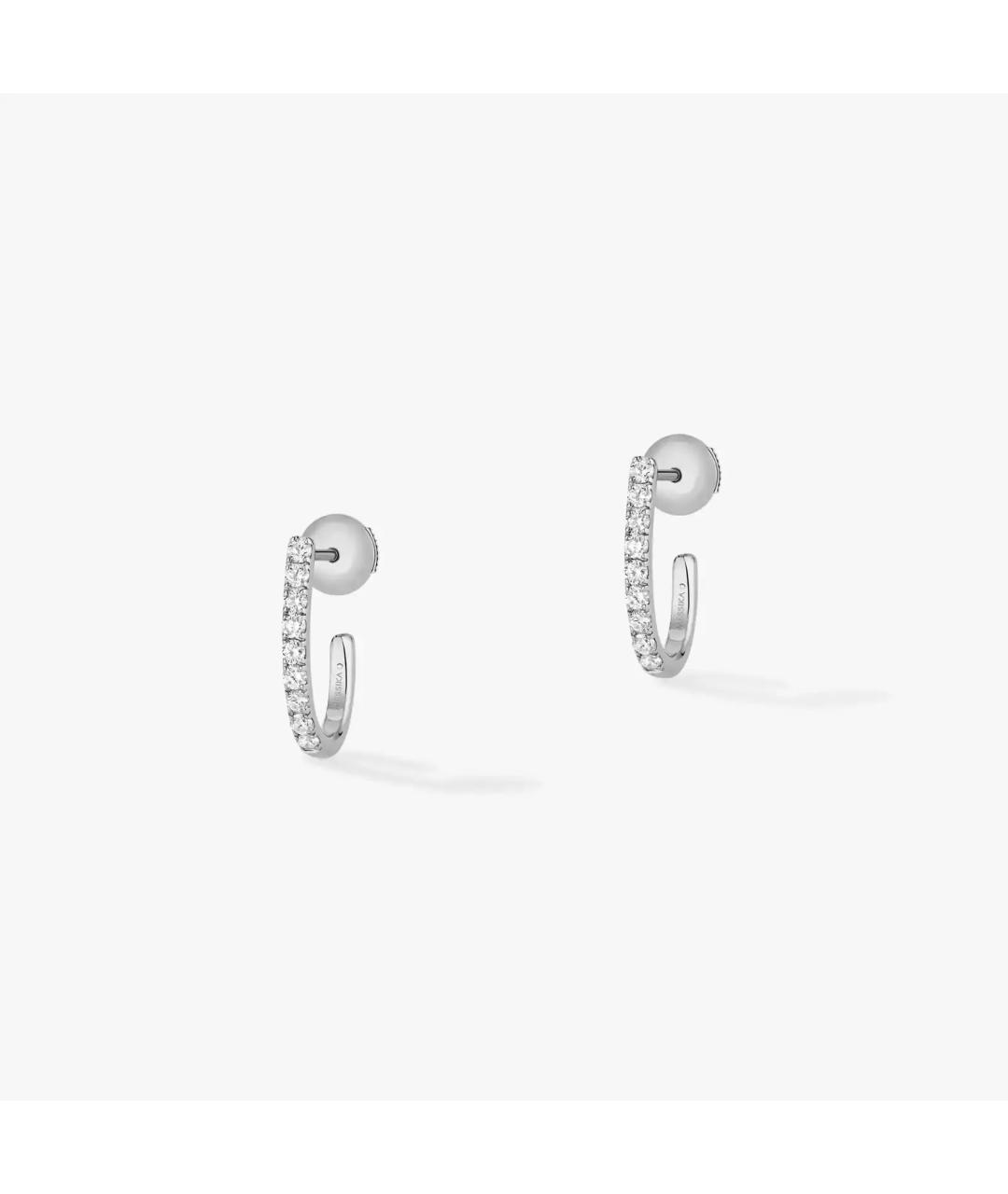 MESSIKA Серебряные серьги из белого золота, фото 3