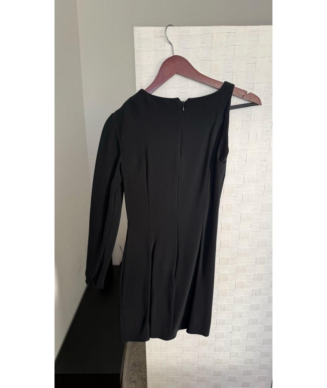 ELISABETTA FRANCHI Черное вискозное вечернее платье, фото 2