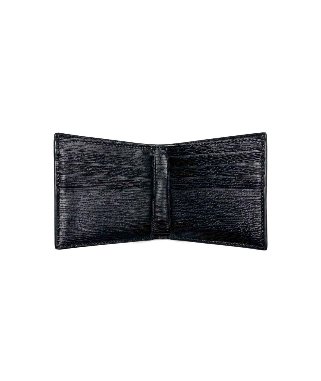 GUCCI Черный кожаный кошелек, фото 3