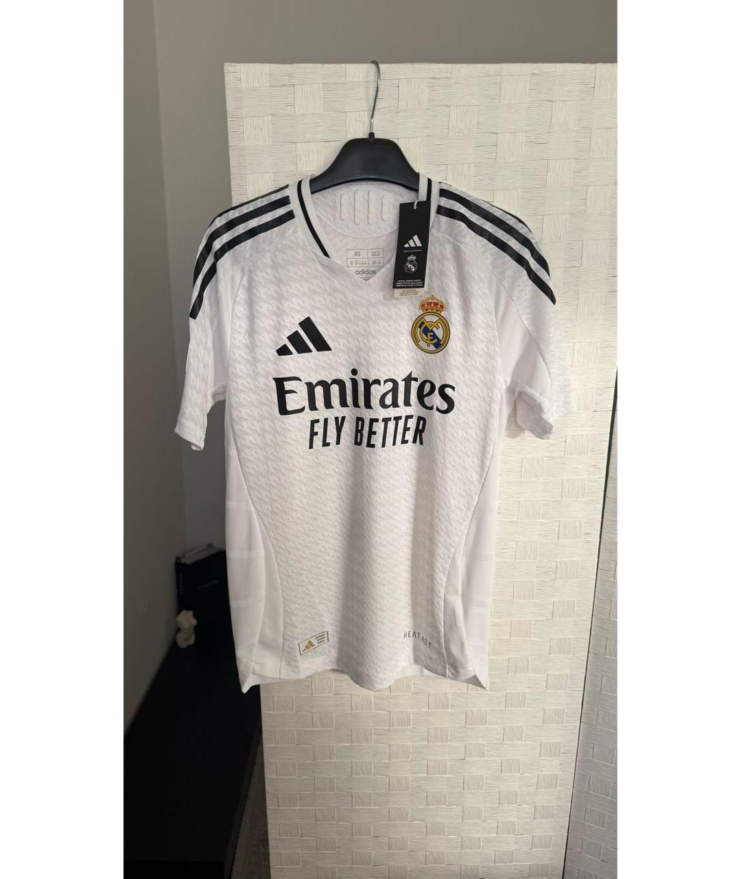 ADIDAS Белая синтетическая футболка, фото 6