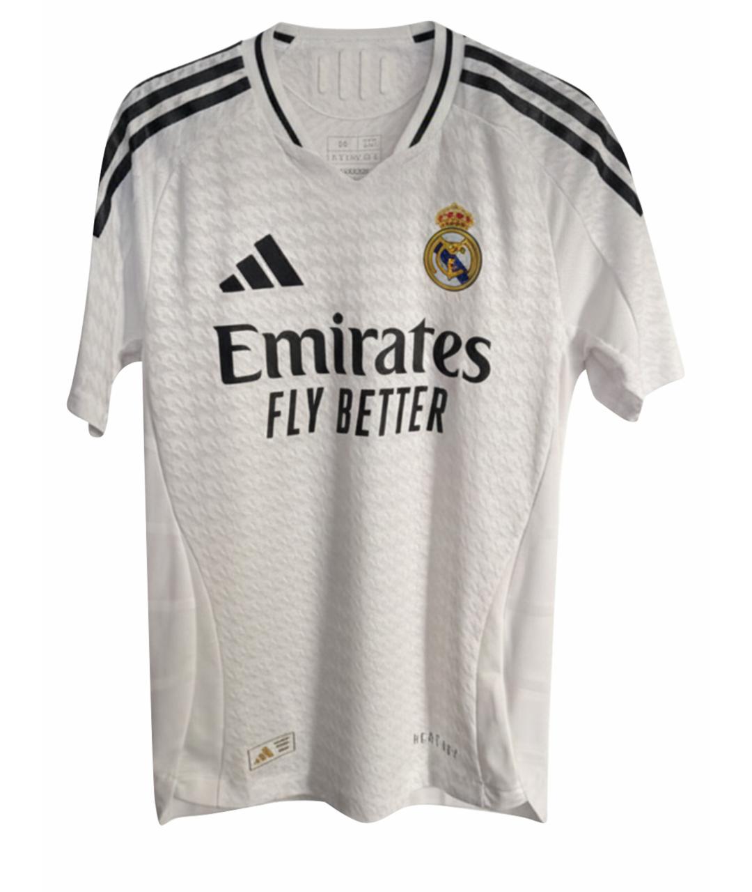 ADIDAS Белая синтетическая футболка, фото 1