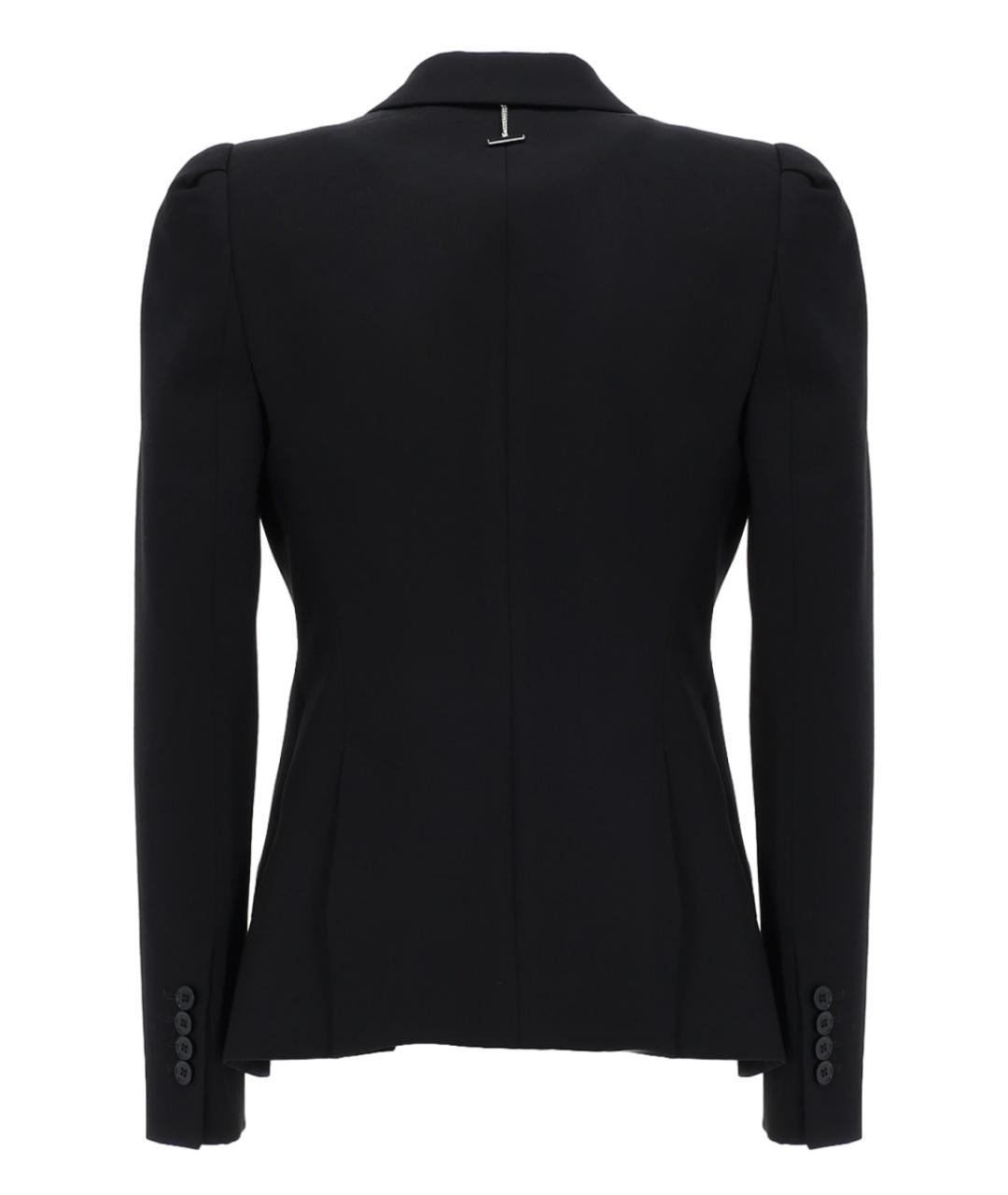 ALEXANDER MCQUEEN Черный шерстяной жакет/пиджак, фото 2